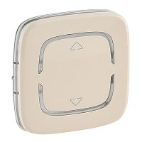 LEGRAND Valena ALLURE MyHome Лицевая панель для механизмов BUS/SCS С символом Вверх-вниз 2 модуля Слоновая (755413 )