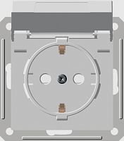 SCHNEIDER ELECTRIC W59 Розетка скрытая с заземлением с крышкой IP44 бежевая (RS16-152B-28)