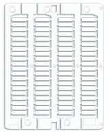 DKC Маркировка для провода, жесткая, для трубочек. 4х15мм. Белая  (80 шт на 1 листе) (NUT15)