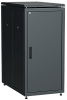 IEK Шкаф сетевой 19дюйм LINEA N 28U 600х1000 мм металлическая передняя дверь черный (LN05-28U61-M)