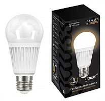 GAUSS Лампа светодиодная LED 12вт 230в А60 Е27 теплый (102502112)