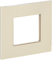 IEK SKANDY Рамка 1-местная SK-F31Sh металл шампань  (SK-M12-M-K37)