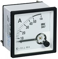 IEK Амперметр 50А 96х96 AC непоср.вкл. Э47 (IPA20-6-0050-E)