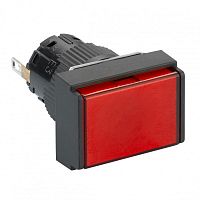 SCHNEIDER ELECTRIC Сигнальная лампа, 16 мм, красная, LED, 24В, FASTON, прямая (XB6EDV4BP)