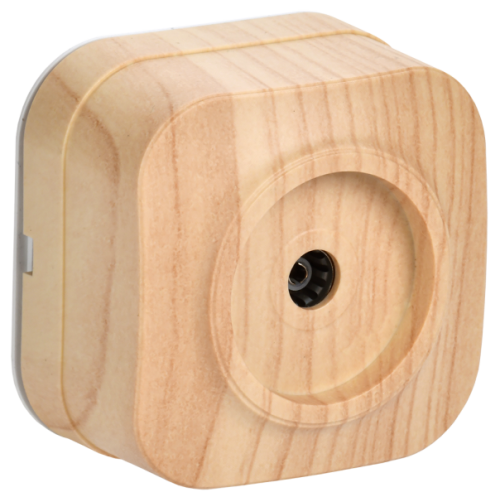 IEK GLORY Розетка одноместная наружная телевизионная сосна (EAH10-K34)