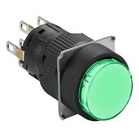 SCHNEIDER ELECTRIC Кнопка 16мм пружинный возврат зеленая (XB6EAA32P)