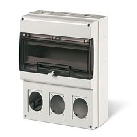 DKC Корпус на 16 модулей и 3 поста  с основанием 70х87 мм. Тип M400 (DIS6724316)