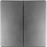 SIMON Клавиши (2 шт) для 75395-,75396-,75397-,75398- 75399-39, S82,82N, алюминий (82026-33)