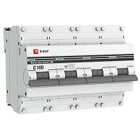 EKF Автоматический выключатель ВА 47-100 4P 100А  (C) 10kA  PROxima (mcb47100-4-100C-pro)