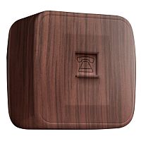 EKF Розетка RJ-45 1-местная ОП Минск 1А 120В темное дерево (EGK01-035-40)