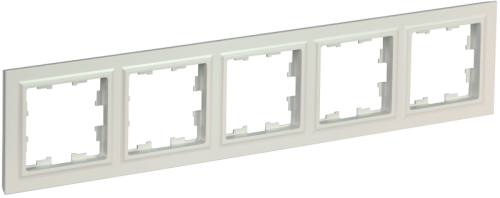 BRITE Рамка 5-мест. РУ-5-БрЖ жемч. IEK (BR-M52-K36)