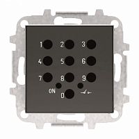 ABB Накладка для механизма электронного выключателя с кодовой клавиатурой 8153.5 SKY черный бархат  (8553.5 NS)  (2CLA855350A1501)