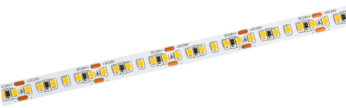 IEK Лента светодиодная 5м SMD2835 168LED/м 14Вт/м IP20 ширина 10мм 24В теплый белый  (LSR6-1-168-20-1-05)