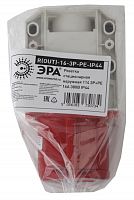 Розетка стационарная наружная 114 3Р+РЕ 16А 380В IP44 (10/60/960) R(OUT)-16-3P-PE-IP44 (Б0032875)