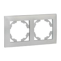 EKF Валенсия Рамка 2-местная сталь  EKF (EWM-G-302-30)