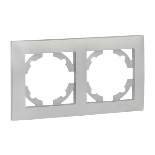 EKF Валенсия Рамка 2-местная сталь  EKF (EWM-G-302-30)