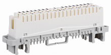 IEK Плинт соединительный 10 пар аналог Krone маркировка 0-9 серый (PL10P-CON10)