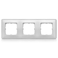 LEGRAND CARIVA Рамка 3 поста алюминий (695984)