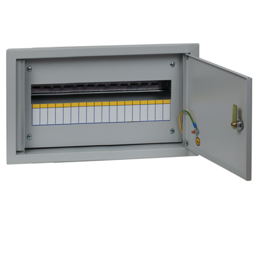 EKF Щит распределительный встраиваемый ЩРв-18 с замком IP30 1х18 (mb11-18m)