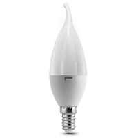GAUSS Лампа светодиодная LED 6.5вт 230в Е14 теплый свеча на ветру Candle tai Лампа светодиодная LED  (104101107)