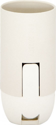 FERON Патрон подвесной Е14 пластик белый (LH111) (22346)