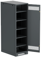 IEK Шкаф LINEA B (пустой) 2000х600х950мм металлическая дверь черный (LB05-20H69-M)