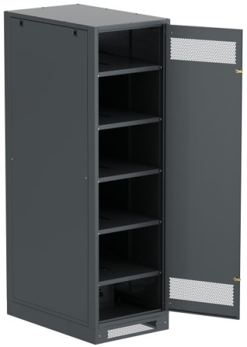 IEK Шкаф LINEA B (пустой) 2000х600х950мм металлическая дверь черный (LB05-20H69-M)