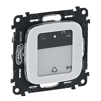 LEGRAND Valena ALLURE MyHome Индикатор Не беспокоить/Убрать номер с бесконтактным считывателем ключей-карт (752798 )