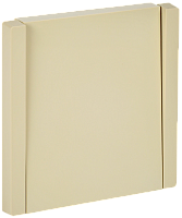 IEK FORTE&PIANO Выключатель 1-клавишный самовозвратный 10А FP410 ваниль  (FP-V14-0-10-1-K10)