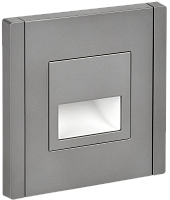 IEK FORTE&PIANO Подсветка LED встраиваемая FP557 сталь  (FP-FL20-K46)