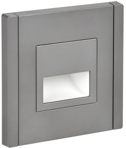 IEK FORTE&PIANO Подсветка LED встраиваемая FP557 сталь  (FP-FL20-K46)