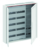 ABB Шкаф 120М навесной с медиапанелями IP30, 800x800x160 между DIN-рейками 125 мм и самозажимными клеммами N/PE и Wi-Fi дверью с вент. отверстиями ComfortLine   (CA35VMW)  (2CPX052225R9999)