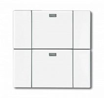 ABB SOLO/FUTURE Радиопередатчик настенный двухканальный альпийский белый (6730-0-0039)