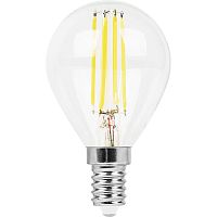 FERON Лампа светодиодная LED 11вт Е14 теплый шар FILAMENT (LB-511) (38013)