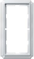SCHNEIDER ELECTRIC Рамка 2 поста без перегородки ANTIQUE белый (MTN483819 )