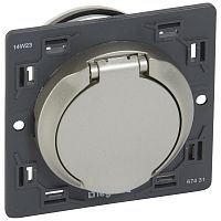 LEGRAND Celiane Розетка для стационарной уборочной системы бесконтактная титан (067431 )