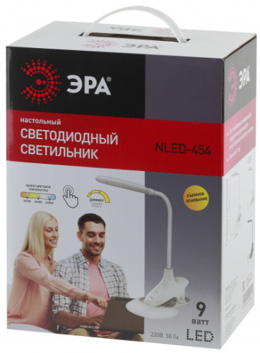ЭРА NLED-454-9W-BK Светильники настольные  наст.светильник NLED-454-9W-BK черный (Б0019133)