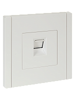 IEK FORTE&PIANO Розетка компьютерная RJ45 кат.5E FP232 белый  (FP-K10-1-K01)
