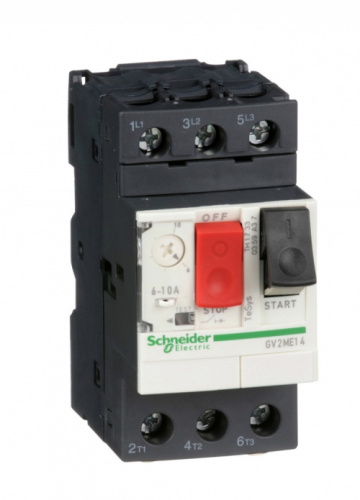 SCHNEIDER ELECTRIC Выключатель автоматический для защиты электродвигателей 0.25-0.40А GV2 управление кнопками (GV2ME03)