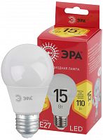 ЭРА Лампа светодиодная A60-15W-827-E27 диод, груша 15Вт, тепл, E27  (Б0046355)