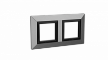 DKC Рамка из металла, ''Avanti'', темно-серый, 4 модуля (4403854)