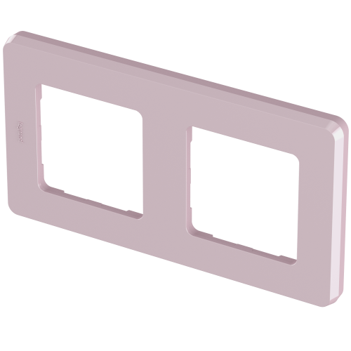 LEGRAND INSPIRIA Рамка декоративная универсальная  , 2 поста, для горизонтальной или вертикальной установки, цвет &quot;Розовый&quot; (673944) фото 5