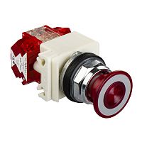 SCHNEIDER ELECTRIC Кнопка 30мм 24В красная с подсветкой (9001KR8P35RH25)
