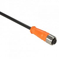 SCHNEIDER ELECTRIC Коннекторная розетка, М12, 4пин, с кабелем 5М, прямоугольная (XZCPA1141L5)