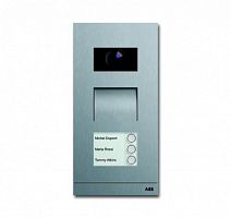 ABB Станция вызывная видео трехклавишная сталь (8300-0-0175)