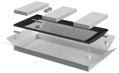 IEK Дверь перфорированная 800мм шкафа 18U чер. LINEA N (LN05-18U8X-DP)