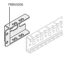 ABB Уголок для вертикальных шин сбоку шкафа  (8шт)  (1STQ007430A0000)