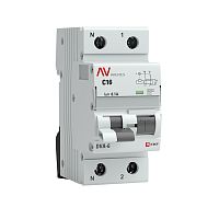EKF Автомат дифференциальный DVA-6 1P+N 16А  (C) 100мА  (AC) 6кА AVERES (rcbo6-1pn-16C-100-ac-av)