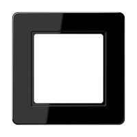 JUNG Рамка 1-я для горизонтальной/вертикальной установки  Серия- AFlow  Материал- термопласт. Цвет- черн (AF581BFSW)