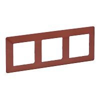 LEGRAND Valena LIFE Рамка 3 поста терракот универсальная (754073 )